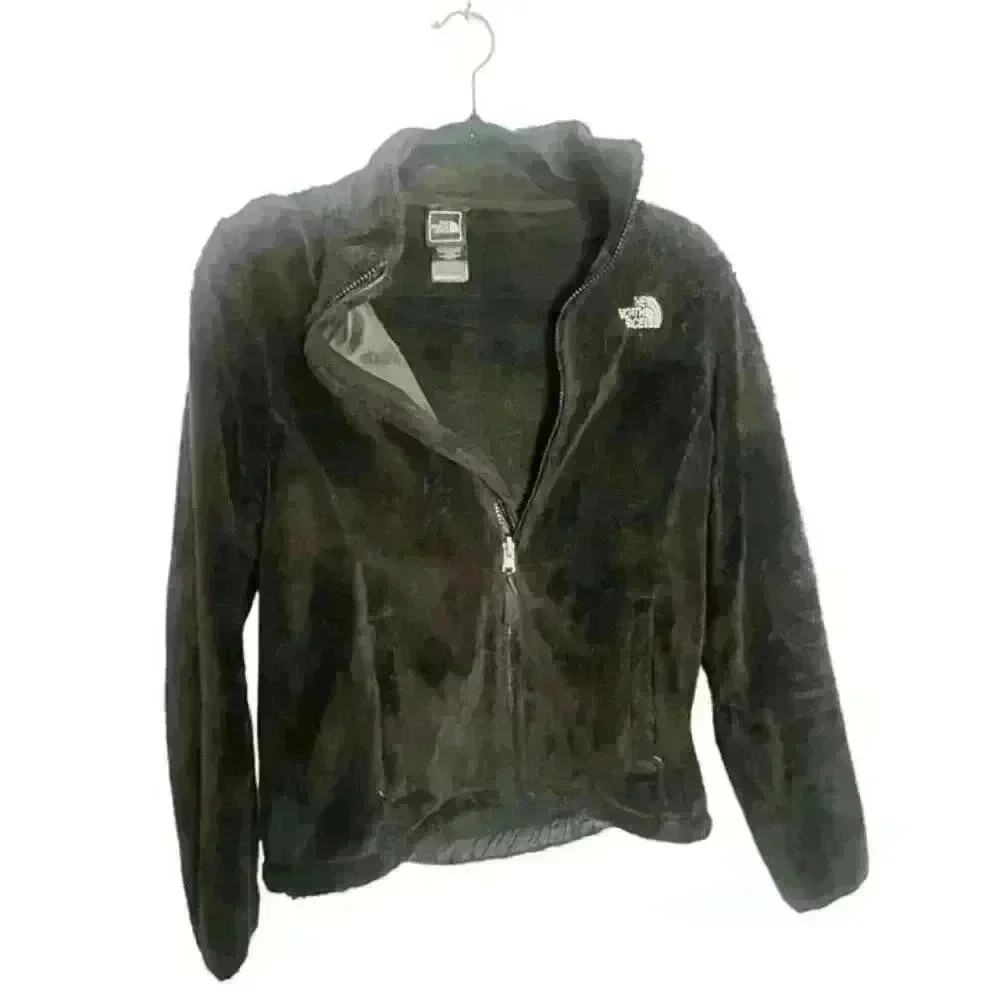 The North Face Women's Osisto Fleece Full zip Jacket Size SMALL Black